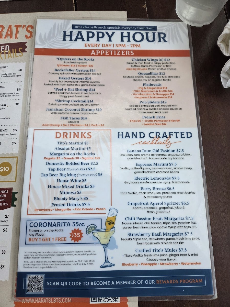 Menu Harat's By The Sea-10